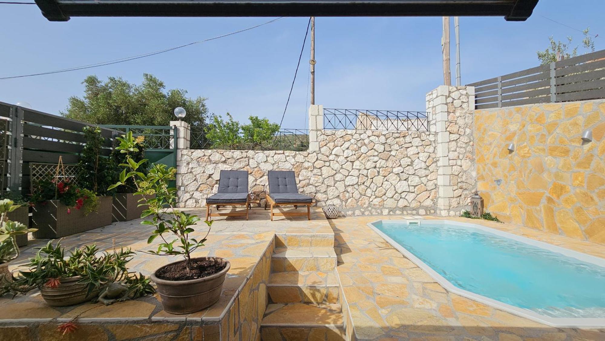 Villa Apoplous With Pool 阿索斯 外观 照片