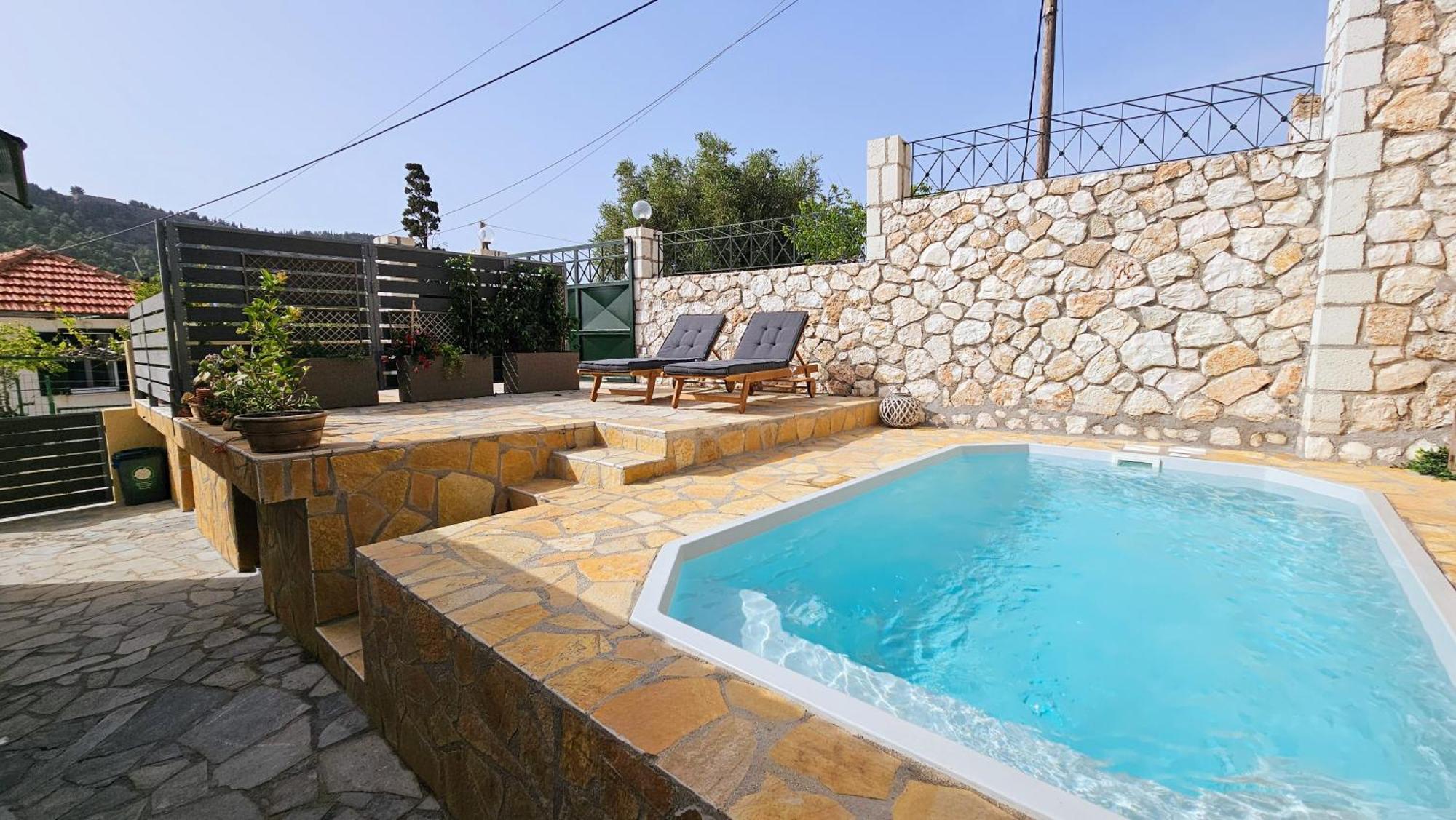 Villa Apoplous With Pool 阿索斯 外观 照片