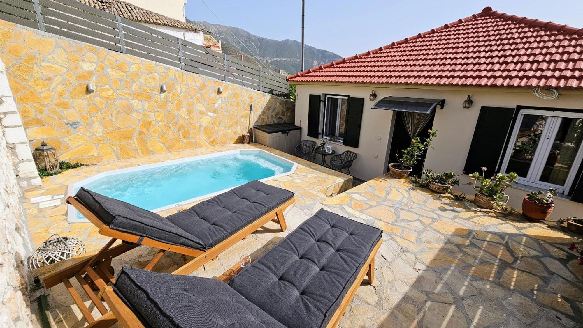 Villa Apoplous With Pool 阿索斯 外观 照片